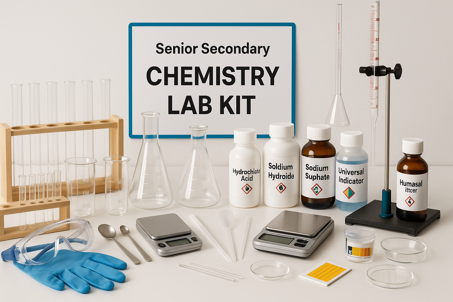 Senior Secondary Chemistry Lab Kit equipment