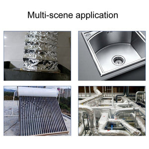 0.15mm Glass Fiber Cloth Aluminum Foil Tape Air - Conditioning Pipe Waterproof Seam Sealing Tape, 3cm x 5m, 3cm x 10m, 3cm x 20m, 5cm x 5m, 5cm x 10m, 5cm x 20m - laboratorydeal