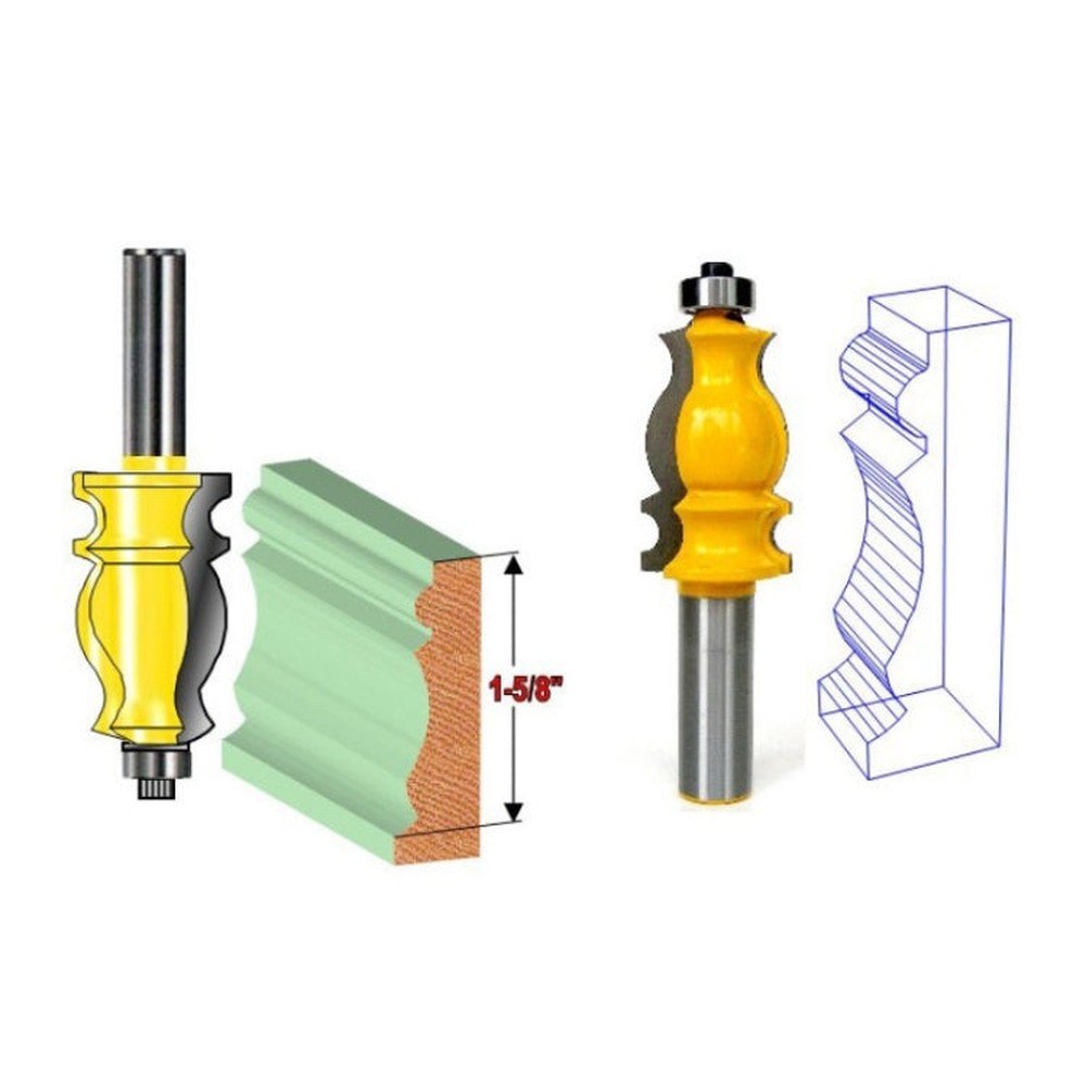 1/2 Handle Fishtail Armrest Line Cutter Woodworking Engraving Trimming Cutter, 1/2 Handle Fishtail - laboratorydeal