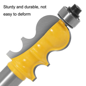 1/2 Handle Woodworking Engraving Machine Trimmer Cutting Tool With Wooden Box, 10 PCS / Set - laboratorydeal