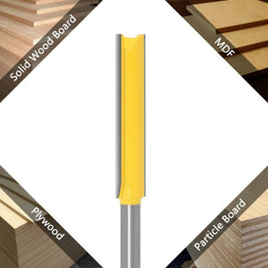 1/4 Handle Extended Double - Edged Straight Knife Trimming Machine Cutter Head, 1/4x3/8x50mm, 1/4x3/8x76mm, 2 PCS/Set 1/4 Handle - laboratorydeal