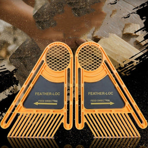 1 Set Feather Loc Board Set Woodworking Engraving Machine Double Feather boards Miter Gauge Slot Router Table Saws, Feather Loc Board Set - laboratorydeal