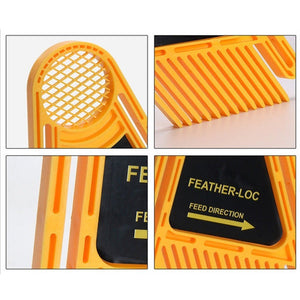 1 Set Feather Loc Board Set Woodworking Engraving Machine Double Feather boards Miter Gauge Slot Router Table Saws, Feather Loc Board Set - laboratorydeal