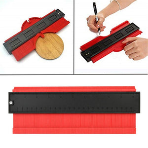 10 Inch Multifunctional Woodwork Irregular Contour Arc Gauge Tool