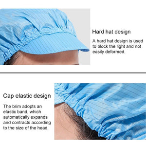 10 PCS Anti - static Dust - free Workshop Duck Tongue Working Cap With Skylight, S, L - laboratorydeal