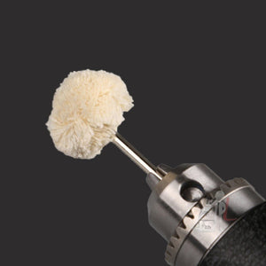 10 PCS/Set Wool Polishing Head Wool Polishing Wheel Electric Grinder Accessories, Wool Polishing Head - laboratorydeal