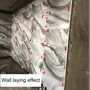 100 PCS 1.5mm Tile Leveling System Clips Kit Wall Floor Tile Spacer Tiling Tool for Paving Locator Tool OG6480, 1.5mm