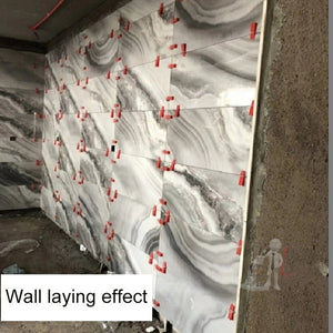 100 PCS 2.5mm Tile Leveling System Clips Kit Wall Floor Tile Spacer Tiling Tool for Paving Locator Tool OG6480, 2.5mm