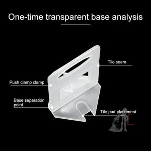 100 PCS 2.5mm Tile Leveling System Clips Kit Wall Floor Tile Spacer Tiling Tool for Paving Locator Tool OG6480, 2.5mm