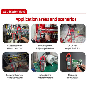 1000A 42mm Jaw Size Digital Clamp Meter AC DC Voltage Detector, UT205E 1000A, UT208B 1000A