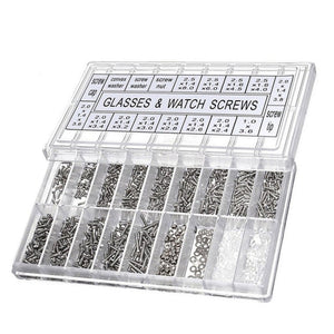 1000pcs Box Watch Glasses Repair Screw Set - laboratorydeal