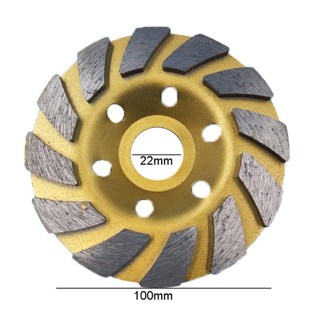 100mm Concrete Stone Diamond Grinding And Polishing Blades Ceramic Grinder Machine Fan Shape Grinding Wheel, A Level Coarse Tooth, A Level Fine Tooth, B Level Coarse Tooth, B Level Fine Tooth - laboratorydeal