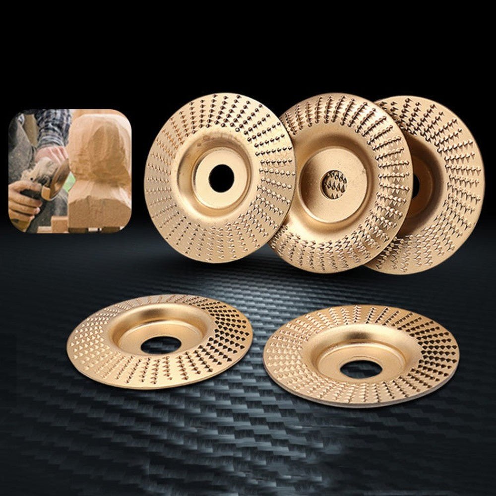 100mm Woodworking Sanding And Shaping Plate Angle Grinder Sanding And Polishing Prick Disc, Beveled, Arc, Flat - laboratorydeal