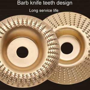 100mm Woodworking Sanding And Shaping Plate Angle Grinder Sanding And Polishing Prick Disc, Beveled, Arc, Flat - laboratorydeal