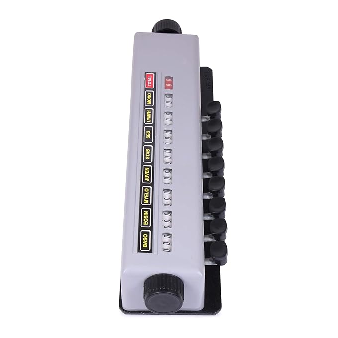 Click to see full view Blood Cell Counter 8 Key Use All Microscope (Silver)