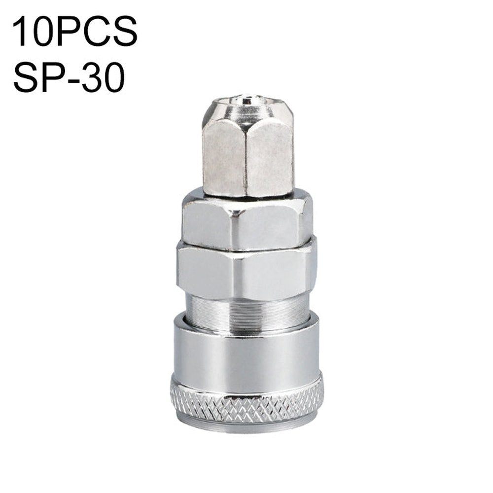 10pcs C-type Self-lock Air Tube Pneumatic Quick Fitting Connector, PF-20, PF-30, PF-40, PH-20, PH-30, PH-40, PM-20, PM-30, PM-40, PP-20, PP-30, PP-40, SF-20, SF-30, SF-40, SH-20, SH-30, SH-40, SM-20, SM-30, SM-40, SP-20, SP-30, SP-40
