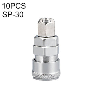 10pcs C-type Self-lock Air Tube Pneumatic Quick Fitting Connector, PF-20, PF-30, PF-40, PH-20, PH-30, PH-40, PM-20, PM-30, PM-40, PP-20, PP-30, PP-40, SF-20, SF-30, SF-40, SH-20, SH-30, SH-40, SM-20, SM-30, SM-40, SP-20, SP-30, SP-40