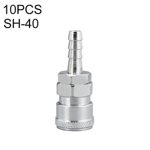 10pcs C-type Self-lock Air Tube Pneumatic Quick Fitting Connector, PF-20, PF-30, PF-40, PH-20, PH-30, PH-40, PM-20, PM-30, PM-40, PP-20, PP-30, PP-40, SF-20, SF-30, SF-40, SH-20, SH-30, SH-40, SM-20, SM-30, SM-40, SP-20, SP-30, SP-40