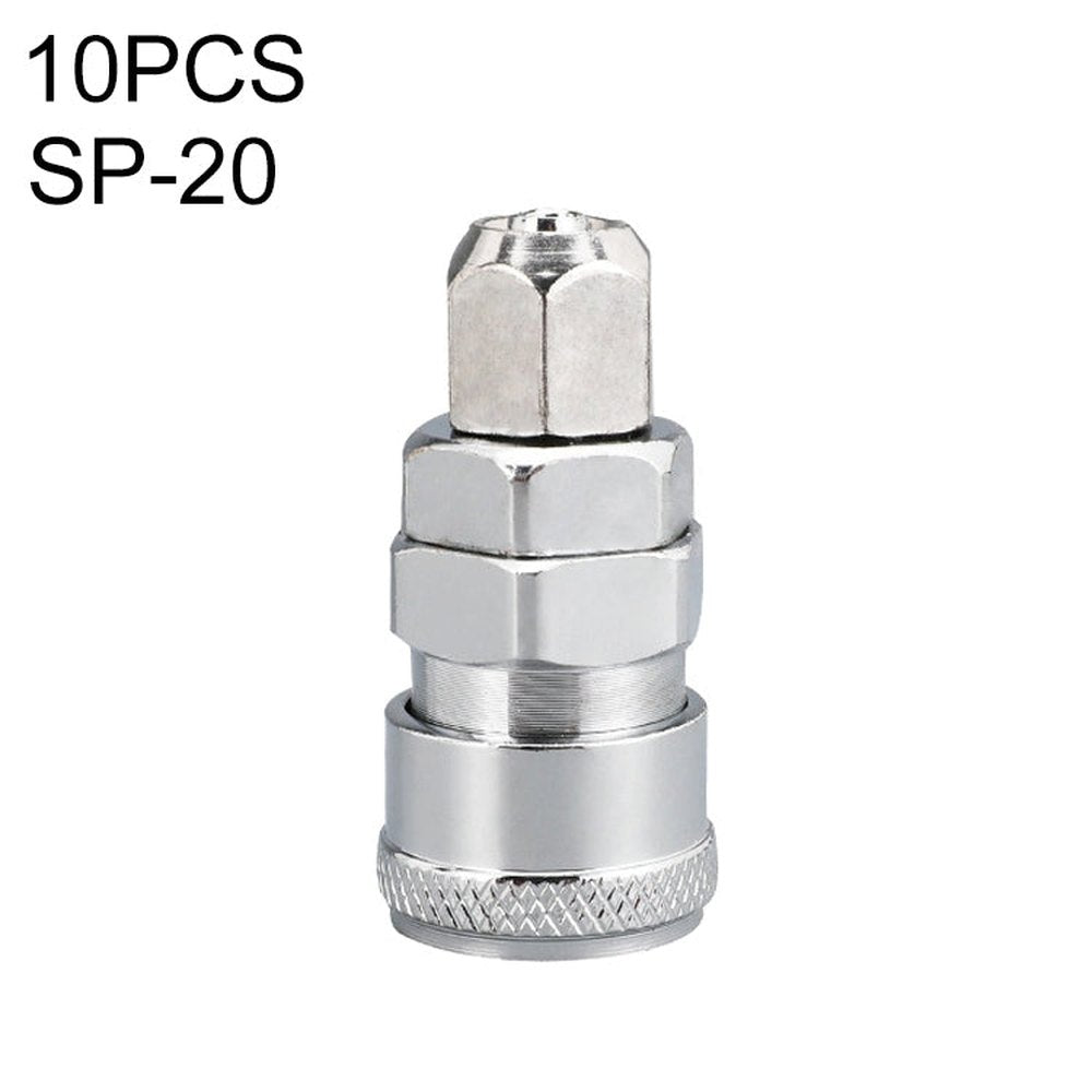 10pcs C-type Self-lock Air Tube Pneumatic Quick Fitting Connector, PF-20, PF-30, PF-40, PH-20, PH-30, PH-40, PM-20, PM-30, PM-40, PP-20, PP-30, PP-40, SF-20, SF-30, SF-40, SH-20, SH-30, SH-40, SM-20, SM-30, SM-40, SP-20, SP-30, SP-40