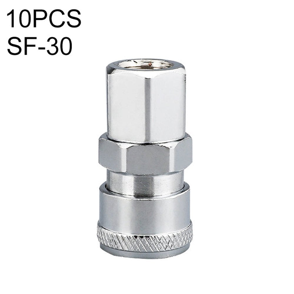 10pcs C-type Self-lock Air Tube Pneumatic Quick Fitting Connector, PF-20, PF-30, PF-40, PH-20, PH-30, PH-40, PM-20, PM-30, PM-40, PP-20, PP-30, PP-40, SF-20, SF-30, SF-40, SH-20, SH-30, SH-40, SM-20, SM-30, SM-40, SP-20, SP-30, SP-40