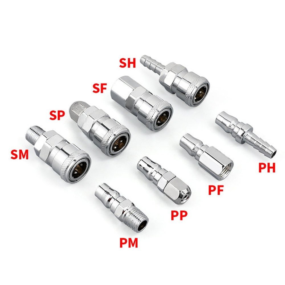 10pcs C - type Self - lock Air Tube Pneumatic Quick Fitting Connector, SF+PF - 20, SF+PF - 30, SF+PF - 40, SH+PH - 20, SH+PH - 30, SH+PH - 40, SM+PM - 20, SM+PM - 30, SM+PM - 40, SP+PP - 20, SP+PP - 30, SP+PP - 40 - laboratorydeal