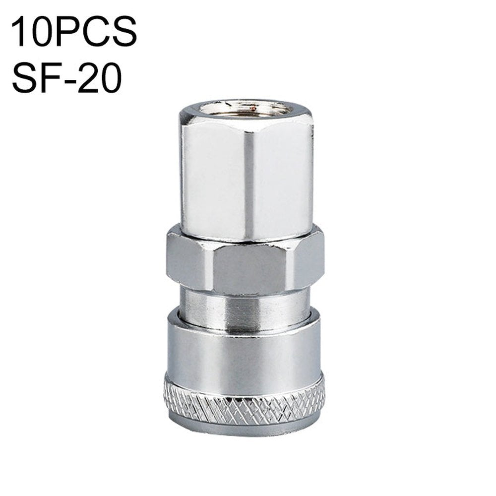 10pcs C-type Self-lock Air Tube Pneumatic Quick Fitting Connector, PF-20, PF-30, PF-40, PH-20, PH-30, PH-40, PM-20, PM-30, PM-40, PP-20, PP-30, PP-40, SF-20, SF-30, SF-40, SH-20, SH-30, SH-40, SM-20, SM-30, SM-40, SP-20, SP-30, SP-40