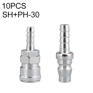 10pcs C - type Self - lock Air Tube Pneumatic Quick Fitting Connector, SF+PF - 20, SF+PF - 30, SF+PF - 40, SH+PH - 20, SH+PH - 30, SH+PH - 40, SM+PM - 20, SM+PM - 30, SM+PM - 40, SP+PP - 20, SP+PP - 30, SP+PP - 40 - laboratorydeal