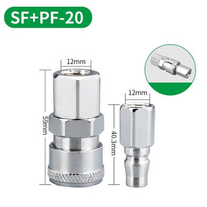 10pcs C - type Self - lock Air Tube Pneumatic Quick Fitting Connector, SF+PF - 20, SF+PF - 30, SF+PF - 40, SH+PH - 20, SH+PH - 30, SH+PH - 40, SM+PM - 20, SM+PM - 30, SM+PM - 40, SP+PP - 20, SP+PP - 30, SP+PP - 40 - laboratorydeal