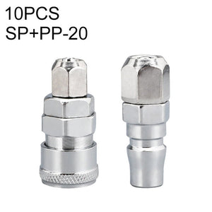 10pcs C - type Self - lock Air Tube Pneumatic Quick Fitting Connector, SF+PF - 20, SF+PF - 30, SF+PF - 40, SH+PH - 20, SH+PH - 30, SH+PH - 40, SM+PM - 20, SM+PM - 30, SM+PM - 40, SP+PP - 20, SP+PP - 30, SP+PP - 40 - laboratorydeal