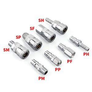 10pcs C-type Self-lock Air Tube Pneumatic Quick Fitting Connector, PF-20, PF-30, PF-40, PH-20, PH-30, PH-40, PM-20, PM-30, PM-40, PP-20, PP-30, PP-40, SF-20, SF-30, SF-40, SH-20, SH-30, SH-40, SM-20, SM-30, SM-40, SP-20, SP-30, SP-40