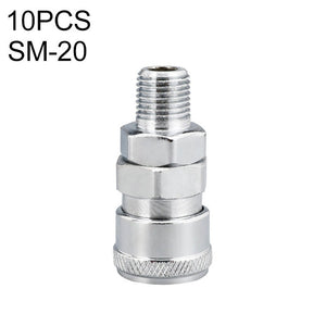 10pcs C-type Self-lock Air Tube Pneumatic Quick Fitting Connector, PF-20, PF-30, PF-40, PH-20, PH-30, PH-40, PM-20, PM-30, PM-40, PP-20, PP-30, PP-40, SF-20, SF-30, SF-40, SH-20, SH-30, SH-40, SM-20, SM-30, SM-40, SP-20, SP-30, SP-40