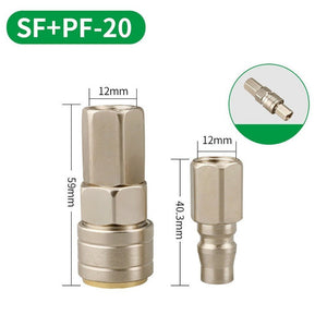 10pcs C - type Self - lock Pneumatic Quick Fitting Connector, SF+PF - 20, SF+PF - 30, SF+PF - 40, SH+PH - 20, SH+PH - 30, SH+PH - 40, SM+PM - 20, SM+PM - 30, SM+PM - 40, SP+PP - 20, SP+PP - 30, SP+PP - 40 - laboratorydeal