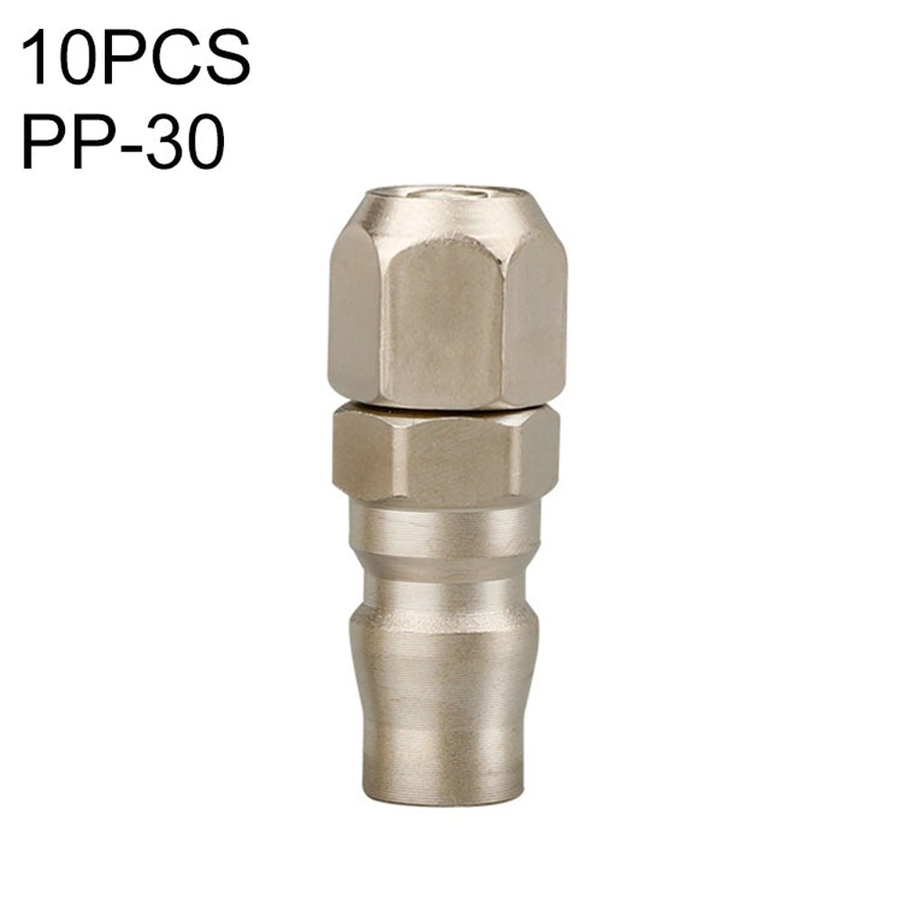 10pcs C-type Self-lock Pneumatic Quick Fitting Connector, PF-20, PH-20, PM-20, PP-20, SF-20, SH-20, SM-20, SP-20, PF-30, PH-30, PM-30, PP-30, SF-30, SH-30, SM-30, SP-30, PF-40, PH-40, PM-40, PP-40, SF-40, SH-40, SM-40, SP-40