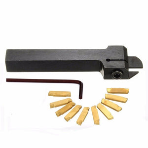 10pcs MGMN200 - G Inserts + 1pc MGEHR1212 - 2 Lathe Turning Tool, MGMN200 - G Inserts + 1pc MGEHR1212 - 2 Lathe - laboratorydeal