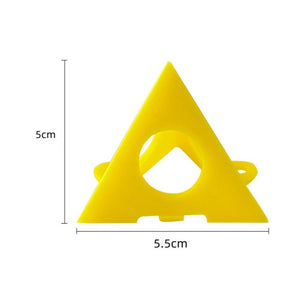 10pcs/Pack Woodworking Paint Pyramid Stands Cone Support Stand, Yellow, Red, Champagne - laboratorydeal