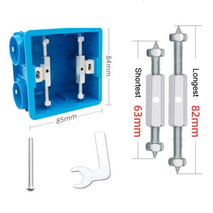 10pcs Universal Wire Concealed Box Repairer Switch Socket Base Box Repair Support Rod Fixing Tool, Type 86, Type 118 - laboratorydeal