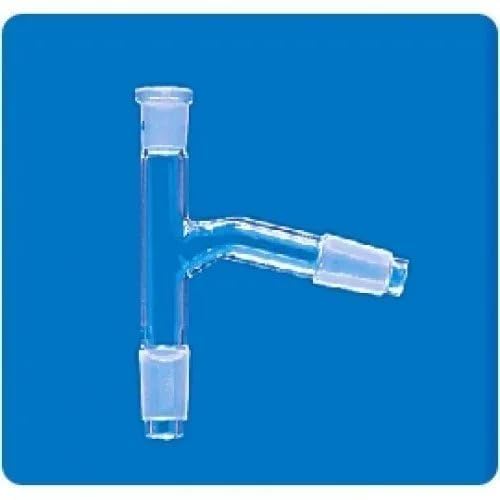 Borosilicate Glass Distillation Bend Flask and Condenser Joint B-24 Thermometer pocker B-14 (1 Pc)