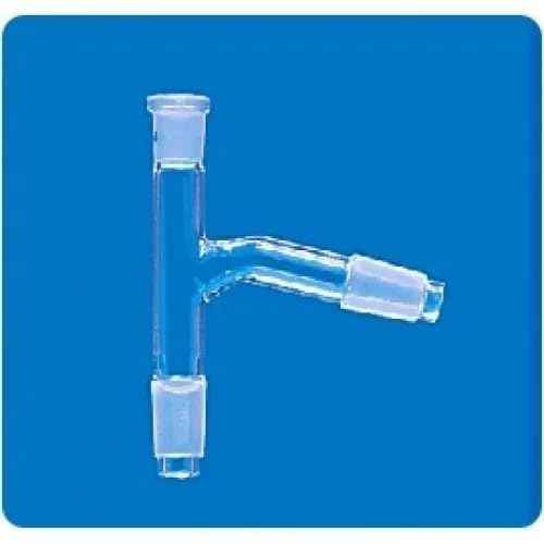 Borosilicate Glass Distillation Bend Flask and Condenser Joint B-24 Thermometer pocker B-14 (1 Pc)