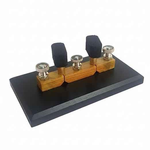 Two Way Plug Key Dual-Ended 2-Prong Plug Switch Compact 6x3x3 cm Electrical Connector Double Plug Key for Circuit Control, Lab Experiments, Physics Projects