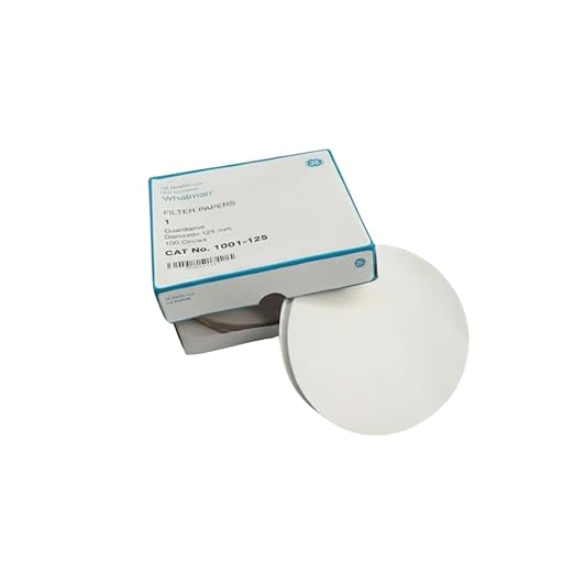 Filter Paper 125mm Diameter – Pack of 100 Circles | High-Quality Laboratory & Scientific Use | Fast Filtration & Durable Sheet