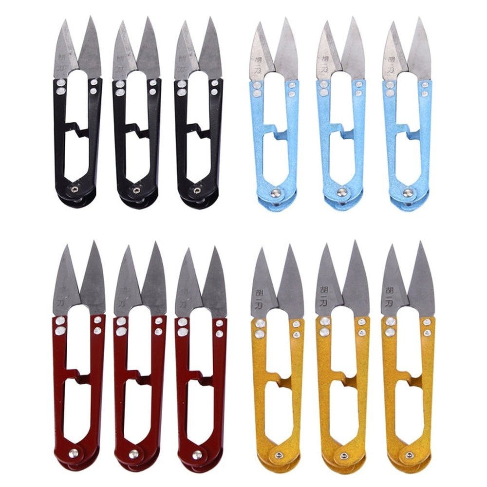 12 PCS Iron & Steel Thread Clippers , Size: 110 x 25 x 0.8mm, S - ETP - 0901F, S - ETP - 0901H - laboratorydeal