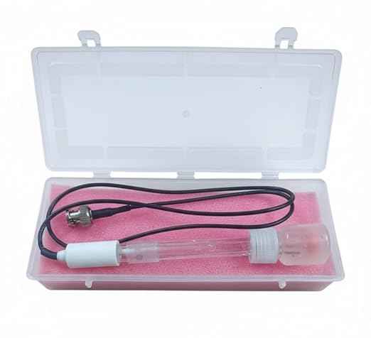 Premium Glass pH Electrode with BNC Connector, High Precision Lab Sensor