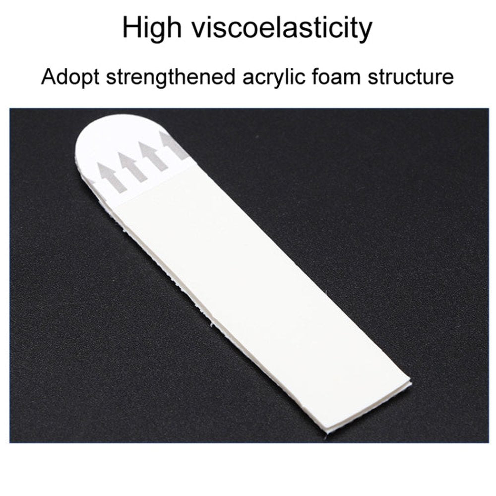 12pcs /Pack Strong Stainless Adhesive Removable Sticky Hooks Household Fixing Tearable Backing Stickers, 16 x 29mm, 16 x 46mm, 20 x 46mm, 16 x 70mm, 19 x 92mm, 38 x 38mm - laboratorydeal