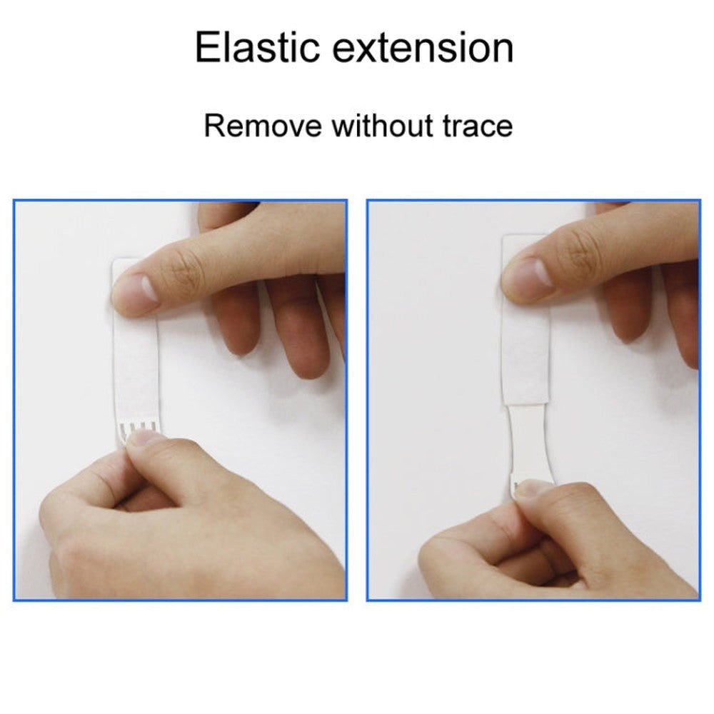 12pcs /Pack Strong Stainless Adhesive Removable Sticky Hooks Household Fixing Tearable Backing Stickers, 16 x 29mm, 16 x 46mm, 20 x 46mm, 16 x 70mm, 19 x 92mm, 38 x 38mm - laboratorydeal