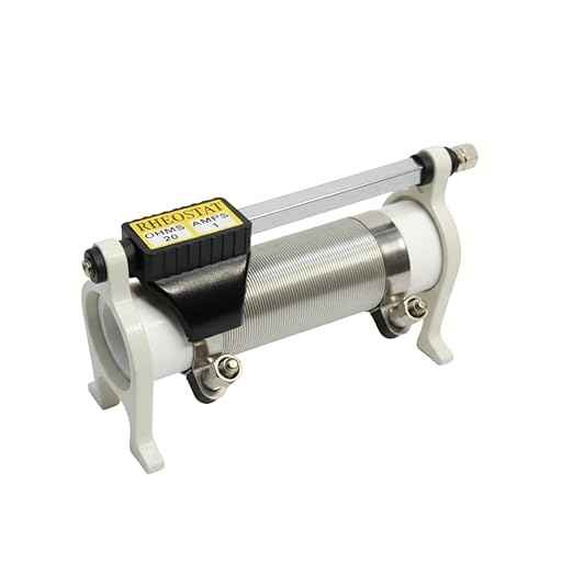 Rheostat 20 Ohms 1 Amp – 6 Inch Adjustable Resistance Wire Wound Resistor for Lab & Industrial Use