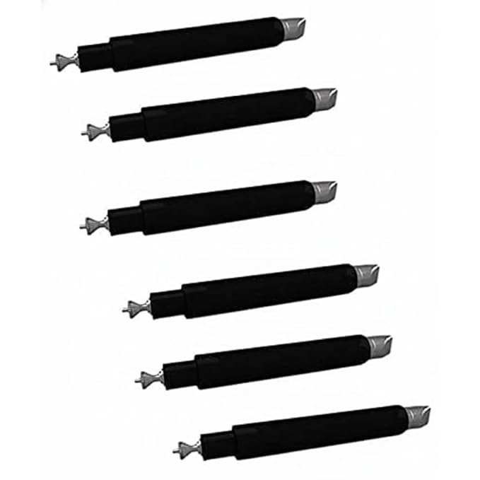 Pencil Jockey Pack of 6 Desk Pencil Holders Multi-Function Pen & Stationery Organizer Durable Writing Instrument Storage for Office, School, Home