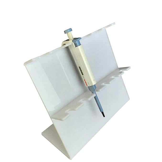 Pipettor Stand, Useful Pipette Rack for Lab, Stable Holding up 6 Pipettors