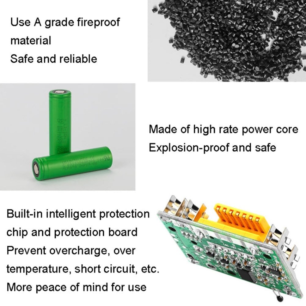 18V Hand Drill Lithium Battery Electric Tool Battery Pack For Makit BL1850 / BL1830 / BL1835 / LXT400 / 194204 - 5, 3000mAh, 4000mAh, 5000mAh, 6000mAh - laboratorydeal