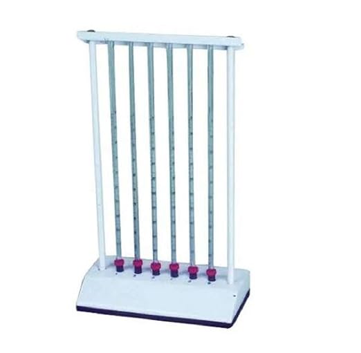 ESR Stand Westergen Push type with 6 Glass Tubes 300 mm for the set