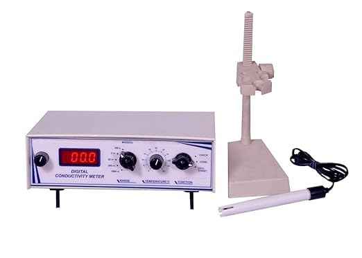Digital Conductivity Meter | High-Accuracy EC/TDS Measurement Device | Laboratory & Industrial Conductivity Tester with LED Display